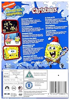 パクボゴム　Christmas Eve DVD SpongeBob Squarepants Christmas DVD with 8 Merry Episodes